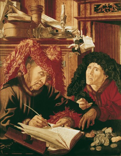 Due esattori delle tasse, c.1540 da Marinus van Roejmerswaelen